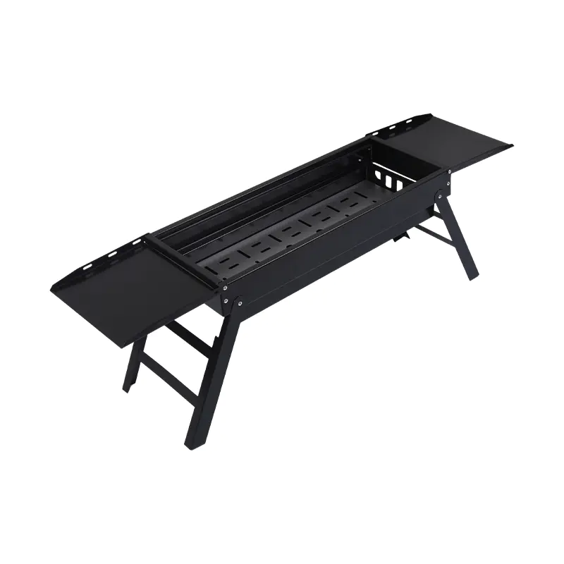 Bærbar sammenleggbar kullgrill